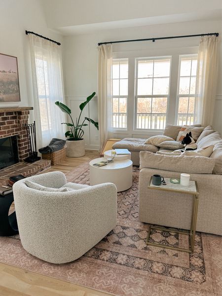 Our new Ruggable living room rug!! 

Home decor, living room, living room rug, home design, furniture, coffee table 

#LTKhome #LTKSeasonal #LTKsalealert