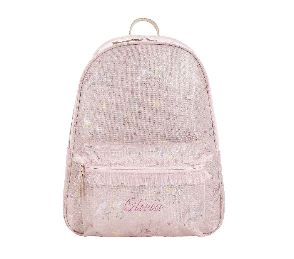 Tutu du Monde Carousel Horse Shimmer Colby Backpack | Pottery Barn Kids