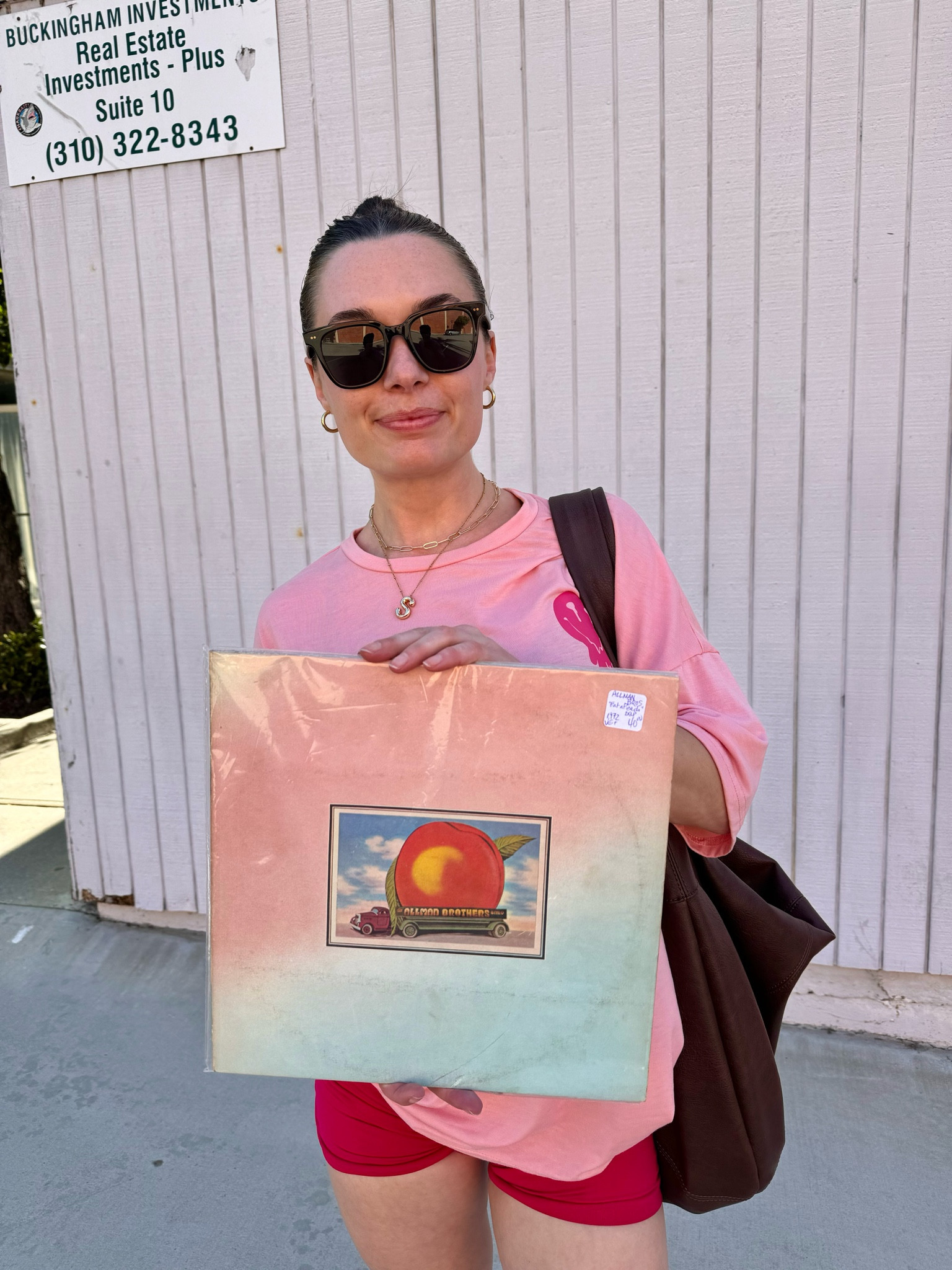 Another classic find to add to my record collection 👌🏻 

I’m wearing a size Large in the graphic tee, size small in the shorts, and I paired this outfit with gold jewelry and my favorite Free People chocolate tote bag.

#LTKFindsUnder50 #LTKFitness #LTKSummerSales