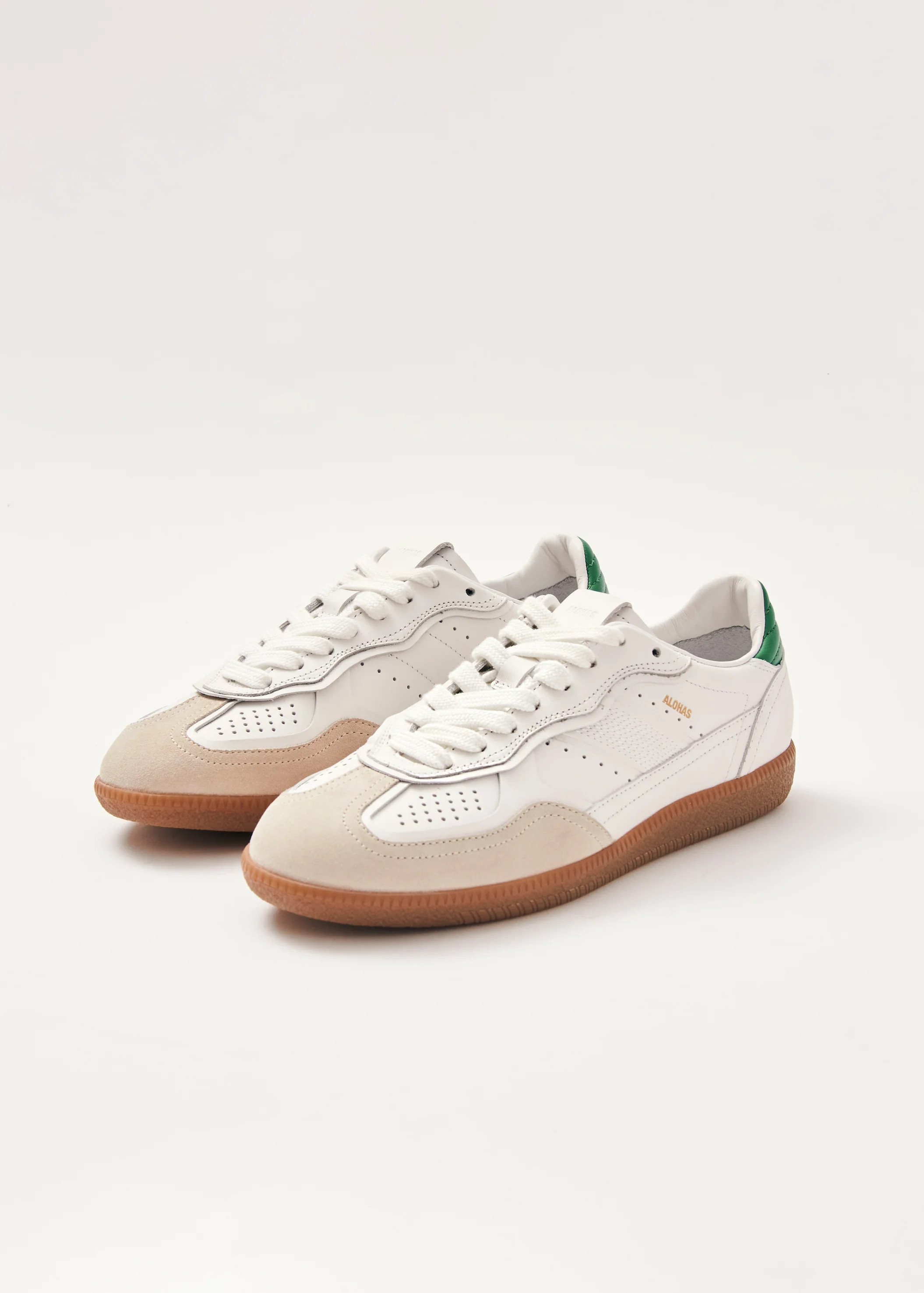 Tb.490 - White and Green Sneakers | Alohas FR