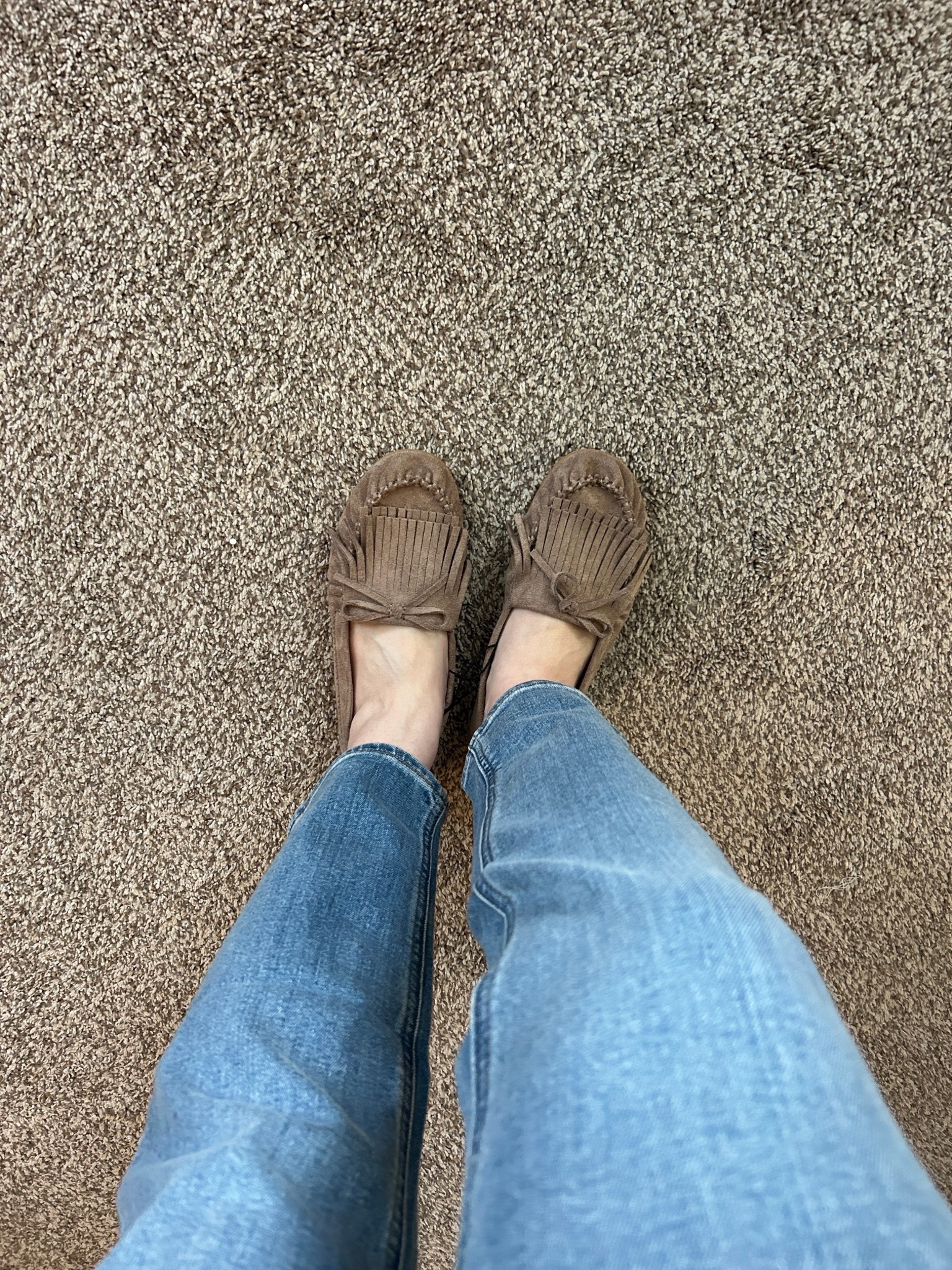 These moccasins are SO comfy. I am a women’s 7.5 and the 8 fit perfect! 

These petite friendly jeans are my fav and I have two pairs. Perfect denim shade! 

#LTKootd #LTKPetite #LTKmomlife