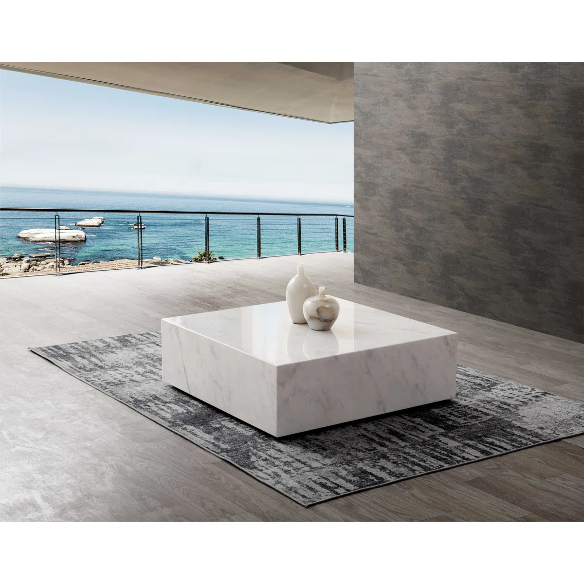 Gorvel Marble Top Coffee Table | Wayfair North America