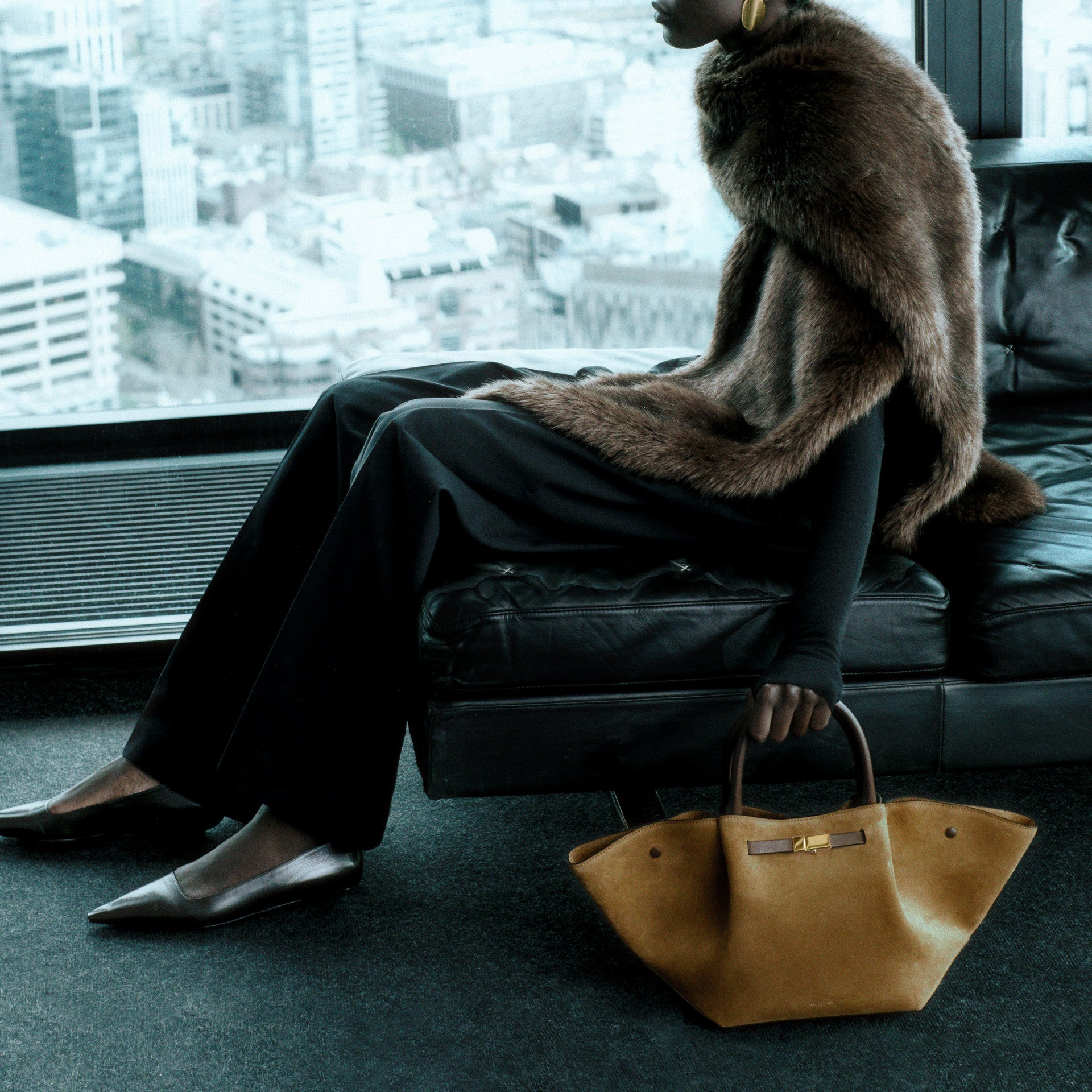 The Midi New York | Caramel Suede & Mocha Smooth | DeMellier | DeMellier