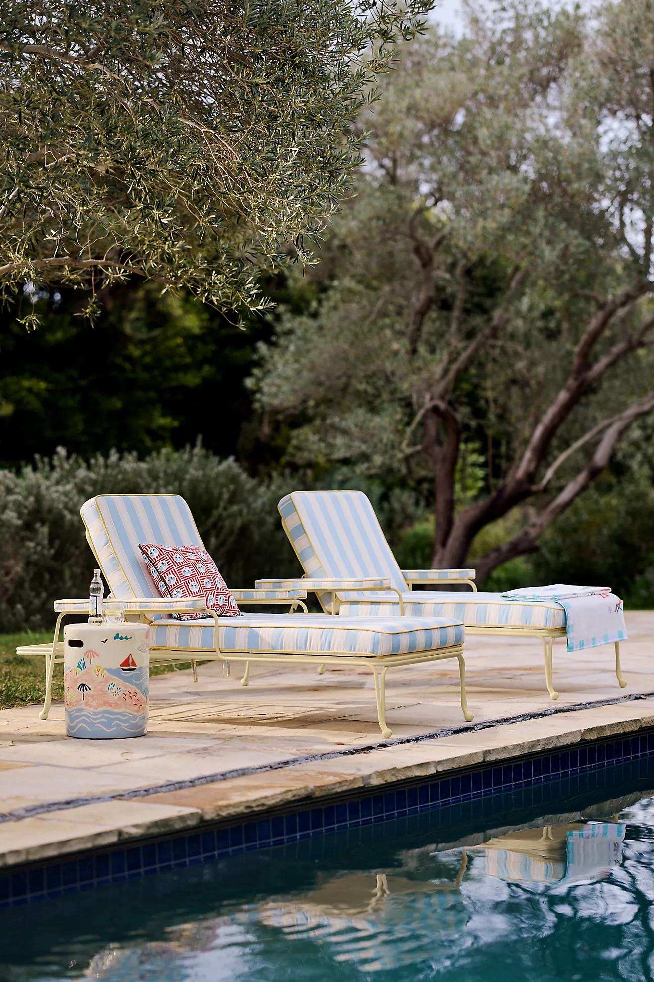 Business & Pleasure Co. Sun Lounger Cushion Slipcover | Anthropologie (US)