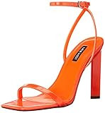 Nine West Women's HOTZ3 Heeled Sandal, Orange, 10 | Amazon (US)