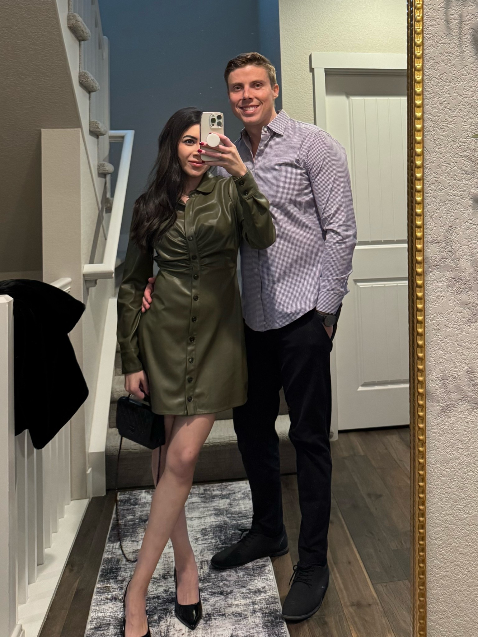 Leather dress look for fall/ winter 

#LTKStyleTip #LTKHoliday #LTKSeasonal