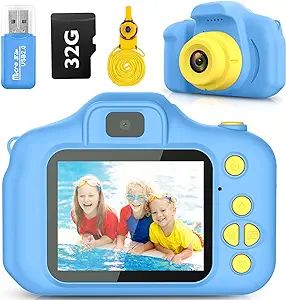 Desuccus Kids Camera Toys Christmas Birthday Gifts for Boys and Girls Kids Toys 3-9 Year Old HD D... | Amazon (US)