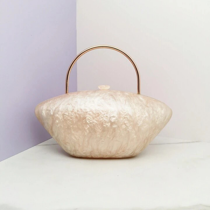 Nouvelle Arrivée Sac À Main En Acrylique Pour Femme Pour Fête De Dîner Avec Bandoulière Et S... | SHEIN