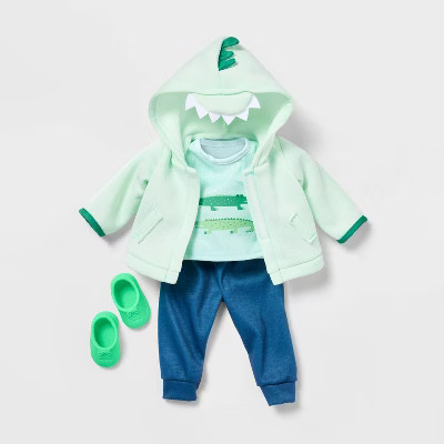 14" Jacket & Jogger Baby Doll Outfit - Gigglescape™ | Target