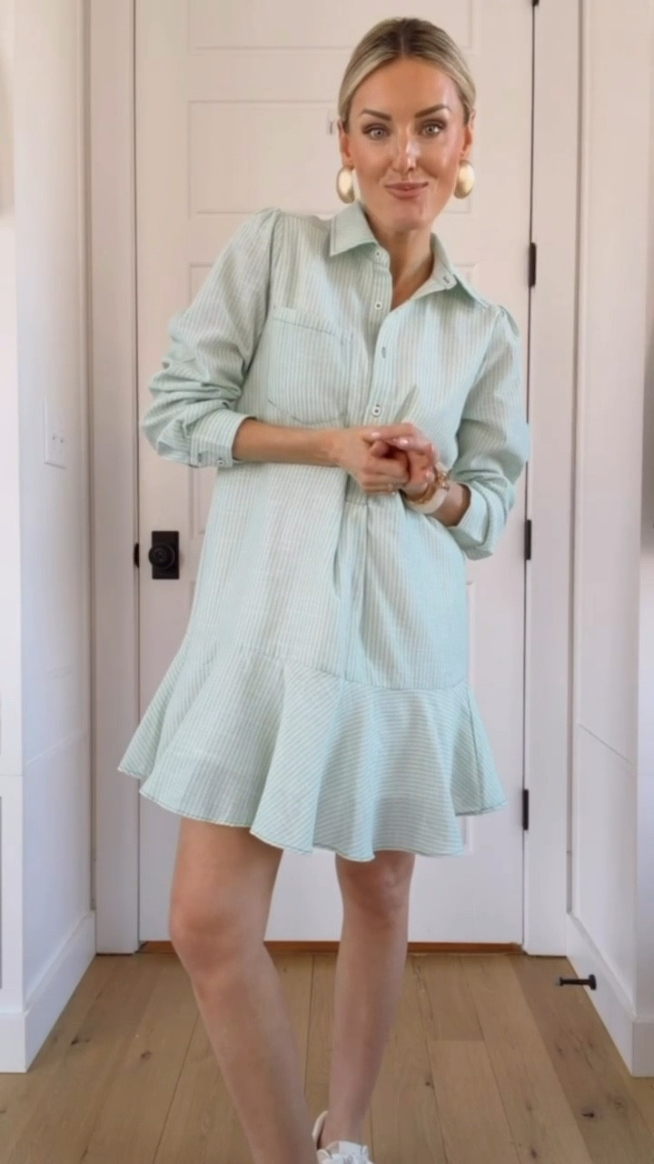Another great classic dress you will be able to wear so much! This would even be perfect for the Master’s! Wearing XS! Use my code LOVERLY15 for 15% off! 

Loverly Grey, Avara, masters outfits, spring dress, spring outfit, spring workwear 

#LTKSeasonal