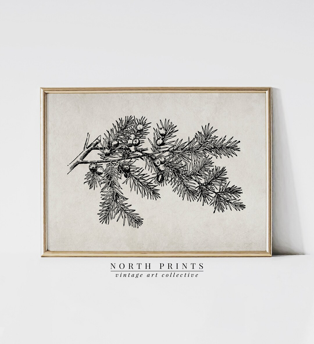 Minimalist Winter Branch Sketch PRINTABLE Art Neutral - Etsy | Etsy (US)