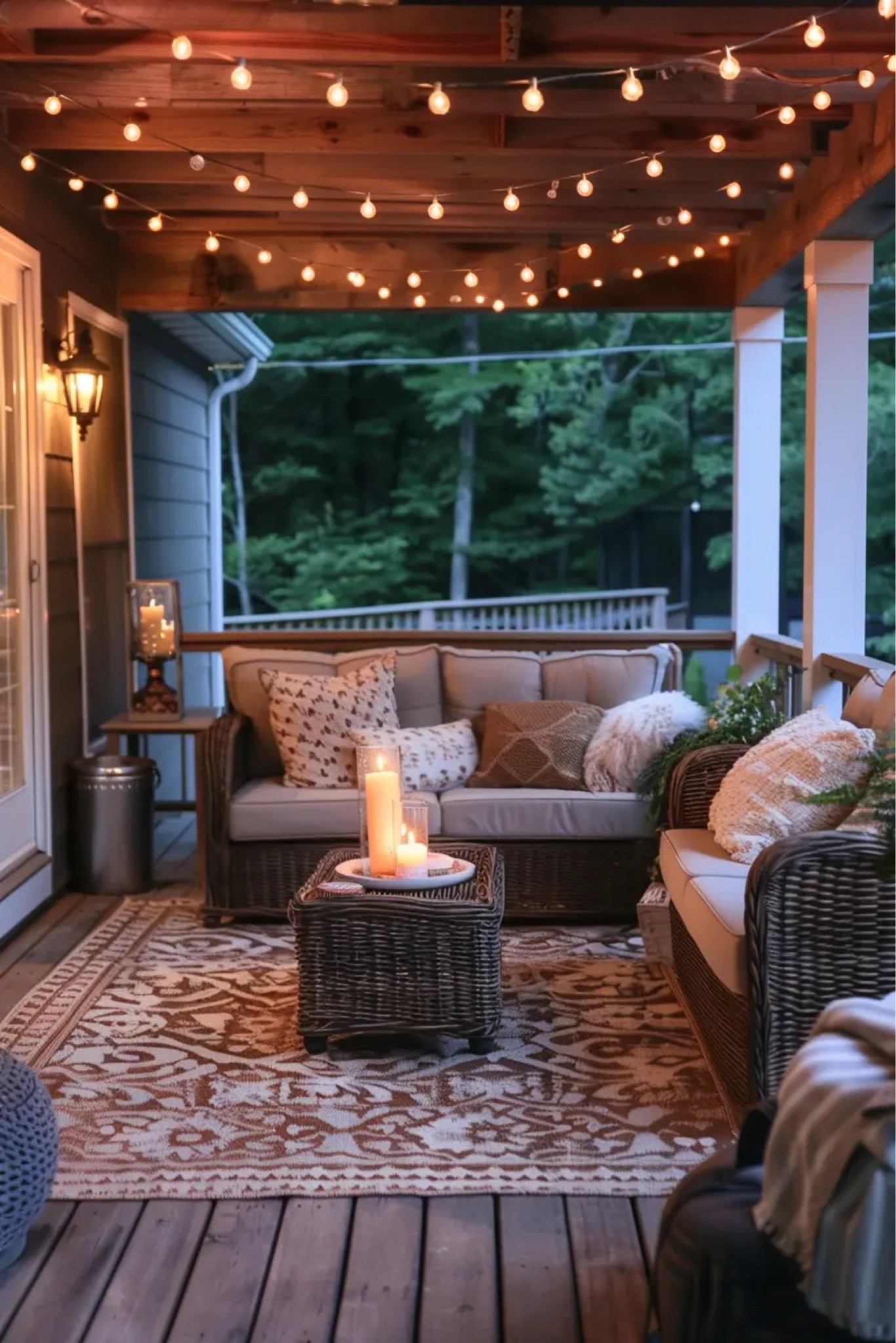 Who says the fun has to stay indoors? Elevate your outdoor living experience with cozy rugs, comfortable furniture, and twinkling lanterns to set the mood.

Whether it’s a quaint patio or a sprawling backyard oasis, let’s create a cozy retreat where we can soak up the sunshine and bask in the beauty of summertime serenity.  

Outdoor decor | summer patio | summer porch | back porch decor | string light decor | cozy back porchh

#LTKFindsUnder100 #LTKHome #LTKSeasonal