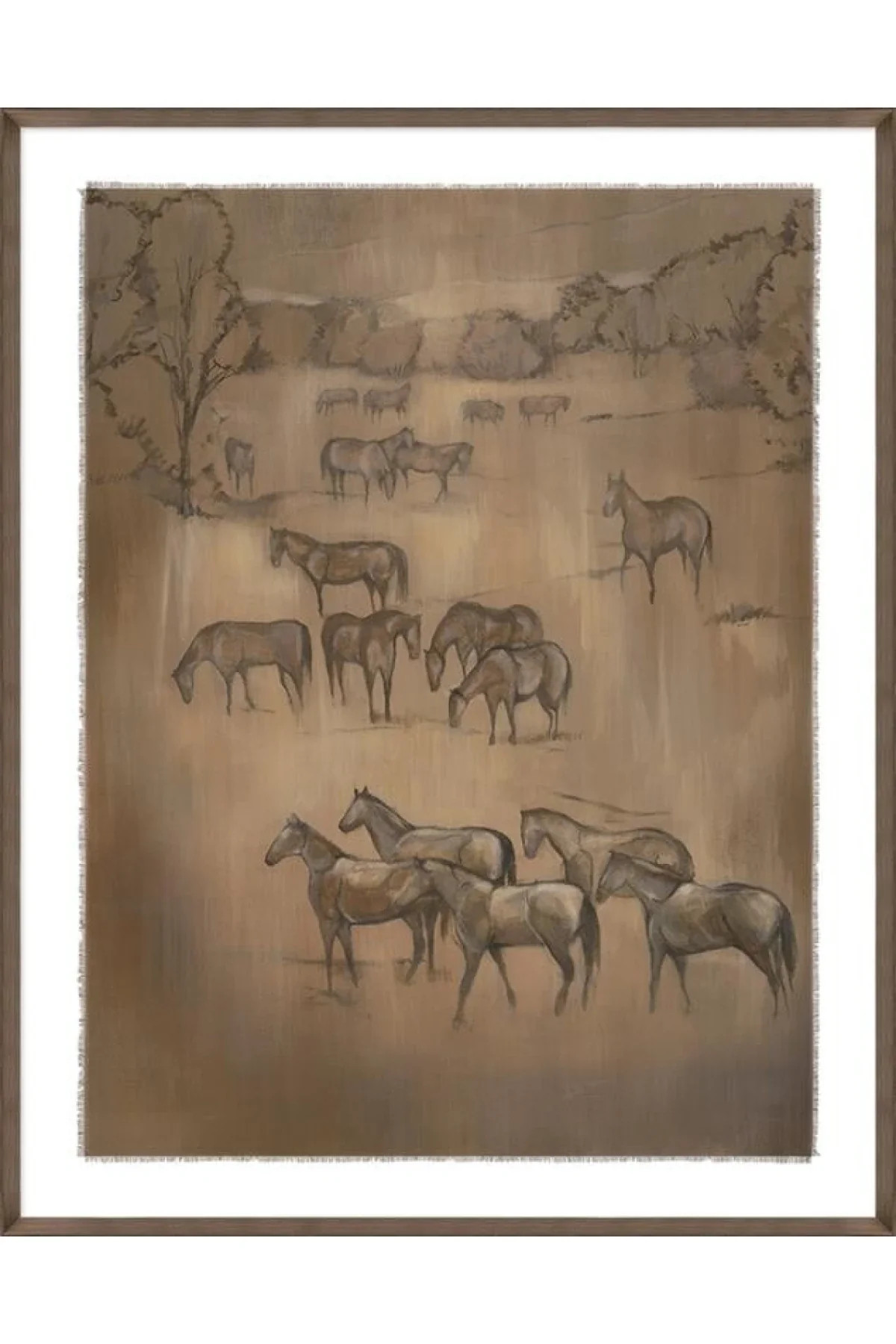 Herd of Horses II Wall Art | THELIFESTYLEDCO