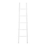 Creative Co-Op Fir Wood Blanket, White Decorative Ladder | Amazon (US)