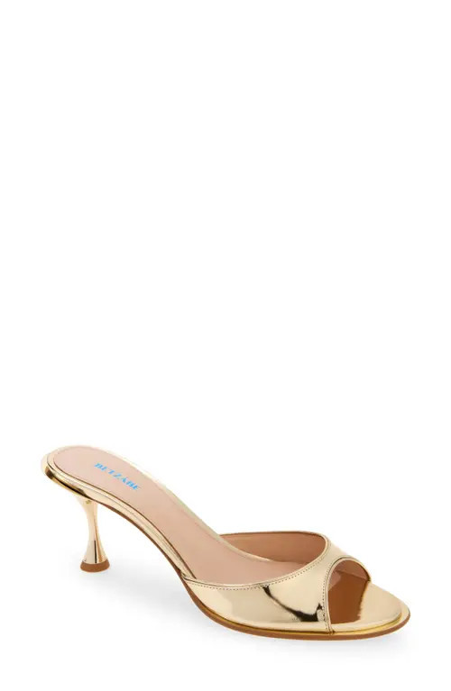 BETZÁBE Jenni Mirror Sandal in Gold Mirror at Nordstrom, Size 11Us | Nordstrom