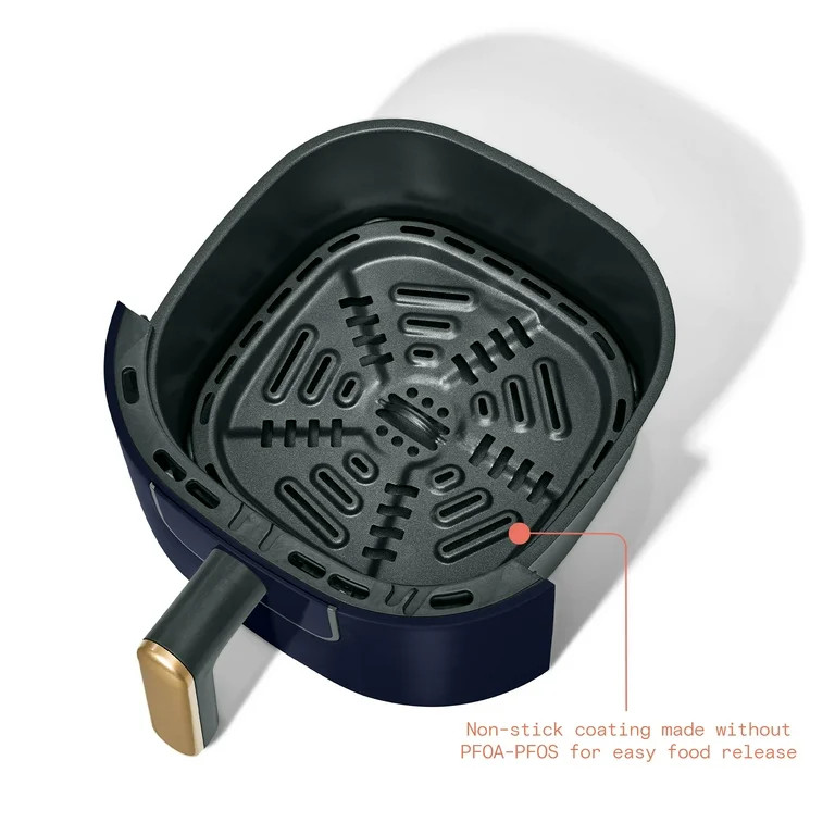 Beautiful 3 Qt Air Fryer with TurboCrisp Technology, Starry Night by Drew Barrymore, Blue | Walmart (US)