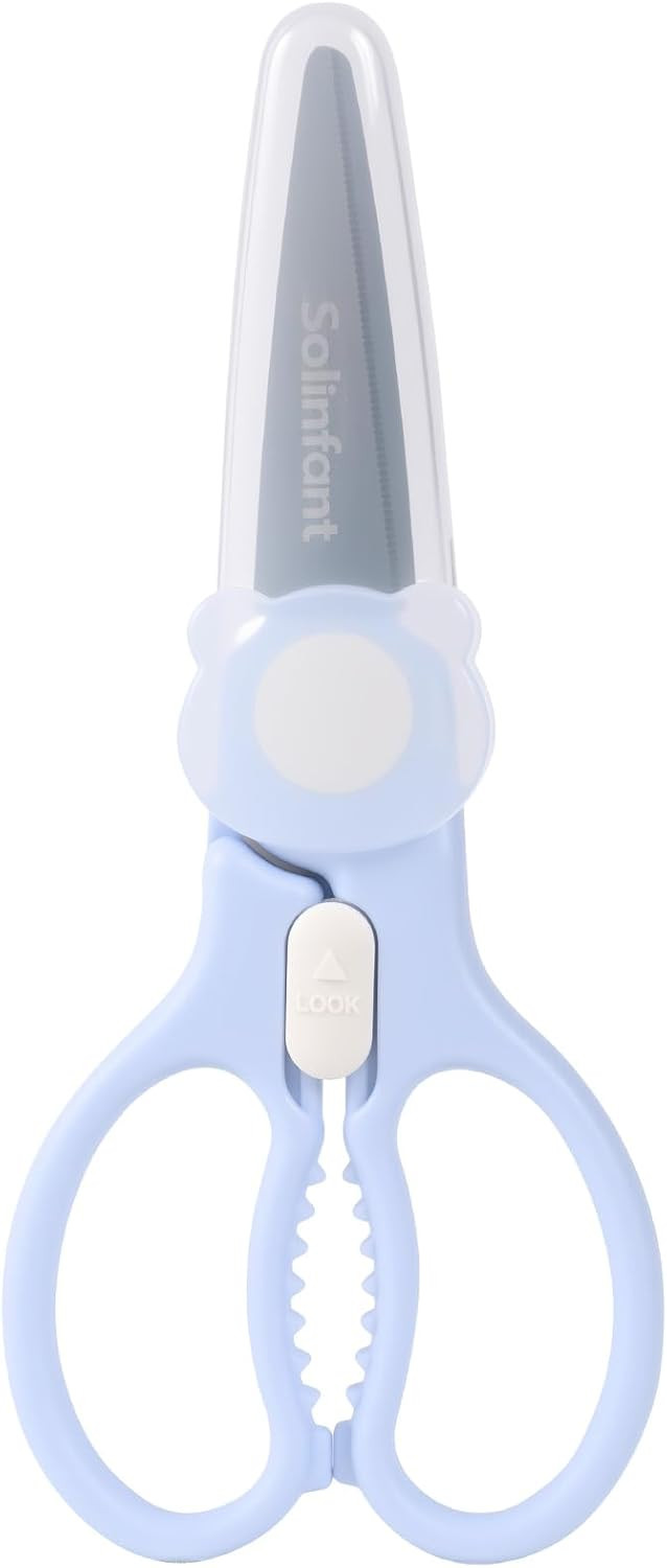 Premium Stainless Steel Portable Baby Food Safety Scissors, Detachable Feeding Shears for Toddler... | Amazon (US)