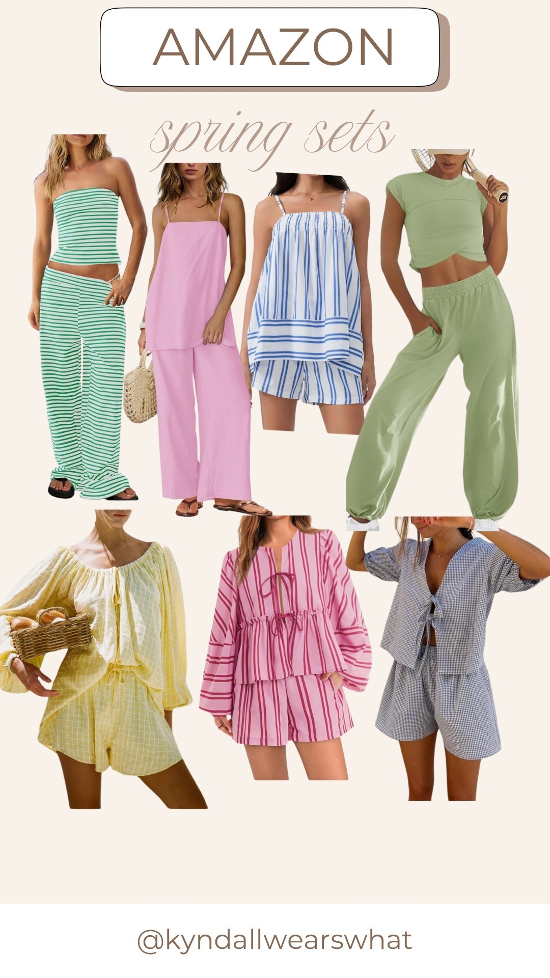 Spring fashion two piece sets matching sets Amazon fashion 

#LTKWatchNow #LTKStyleTip #LTKSeasonal