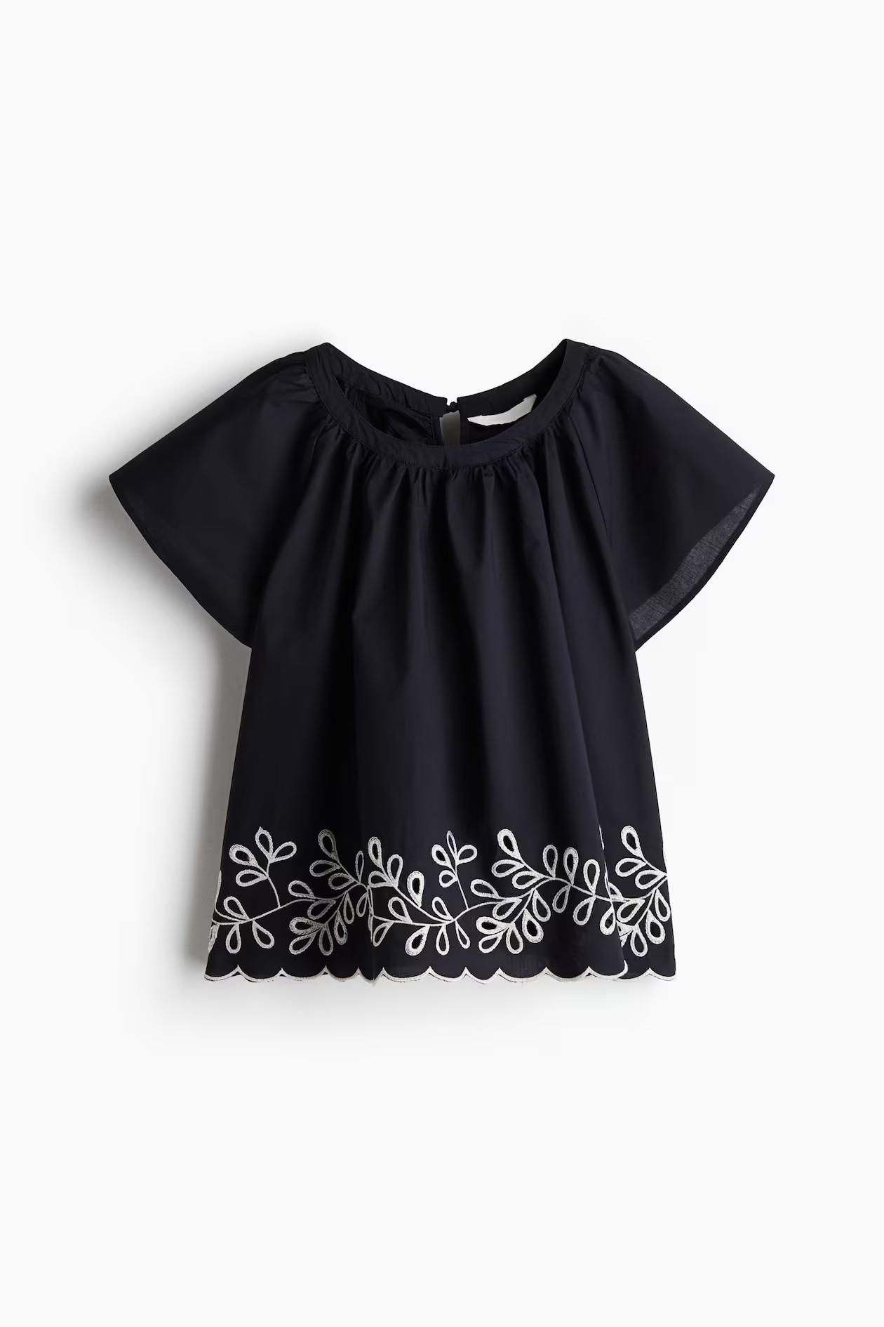 Embroidered cotton blouse | H&M (FR, IT, ES, PT, BE)