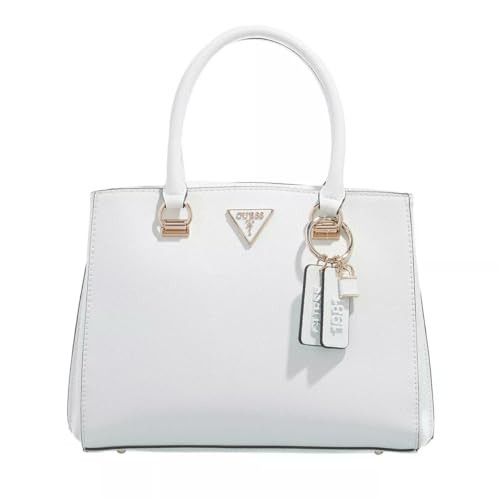 Guess Women's Noelle Girlfriend Satchel Bag, 34x26x13 cm, White, 34x26x13 cm | Amazon (US)