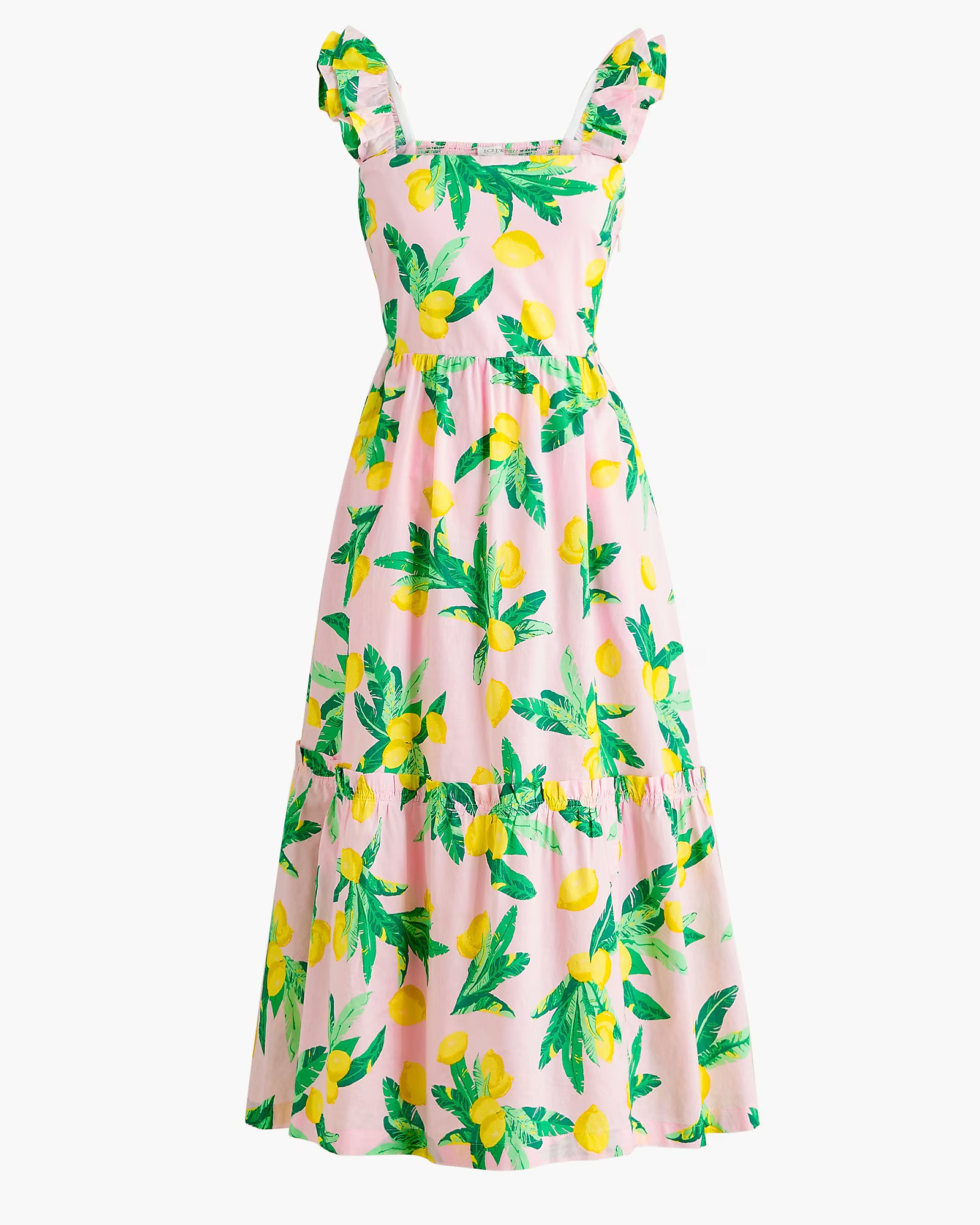 Squareneck midi dress | J.Crew Factory