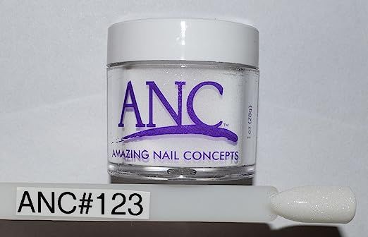 ANC Dipping Powder 1 oz #123 Sparkling White | Amazon (US)