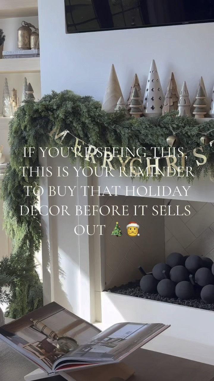 Consider this your friendly reminder to snag those holiday decor items you’ve been eyeing! Every year, all the best pieces sell out quickly, and I definitely don’t want you to miss out on the ones you’ve fallen in love with. Trust me, these items are going to go fast! I’ve picked out a few of my personal favorites for the season, and I’m absolutely loving how they’ve transformed our space. They bring such a cozy, warm vibe that’s perfect for the holidays—exactly what I always aim for when decorating.

#LTKHome #LTKVideo #LTKHoliday