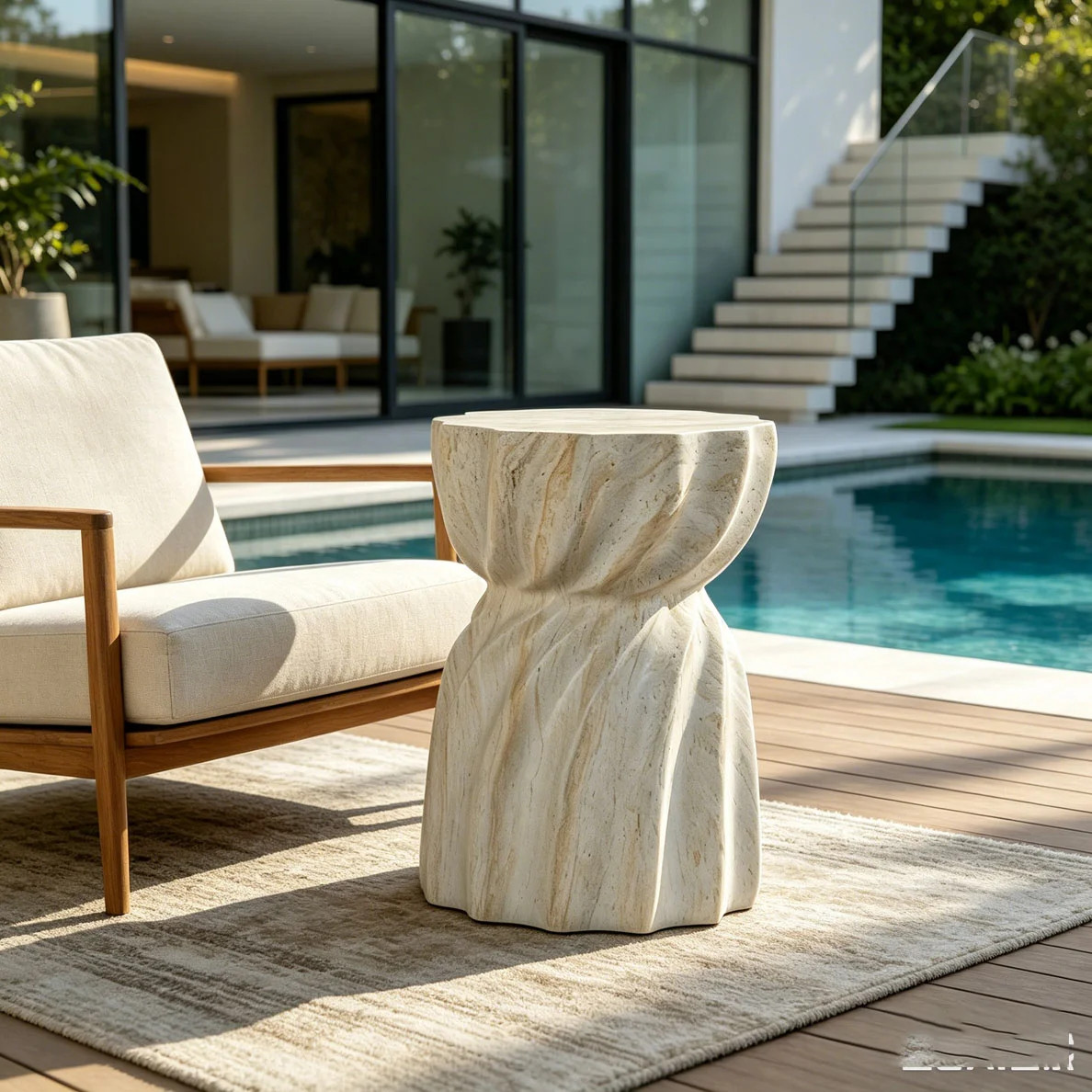 Cement Outdoor Patio End Tables | Wayfair North America