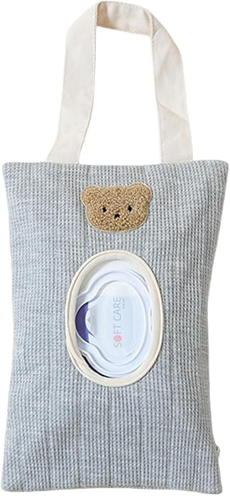 Portable Baby Wipe Holder Refillable Dispenser Travel Case Watertight Wipe Storage Case Cotton fo... | Amazon (US)