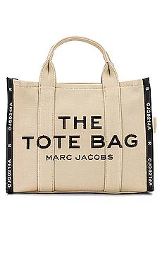 Marc Jacobs The Small Jacquard Tote Bag in Warm Sand from Revolve.com | Revolve Clothing (Global)