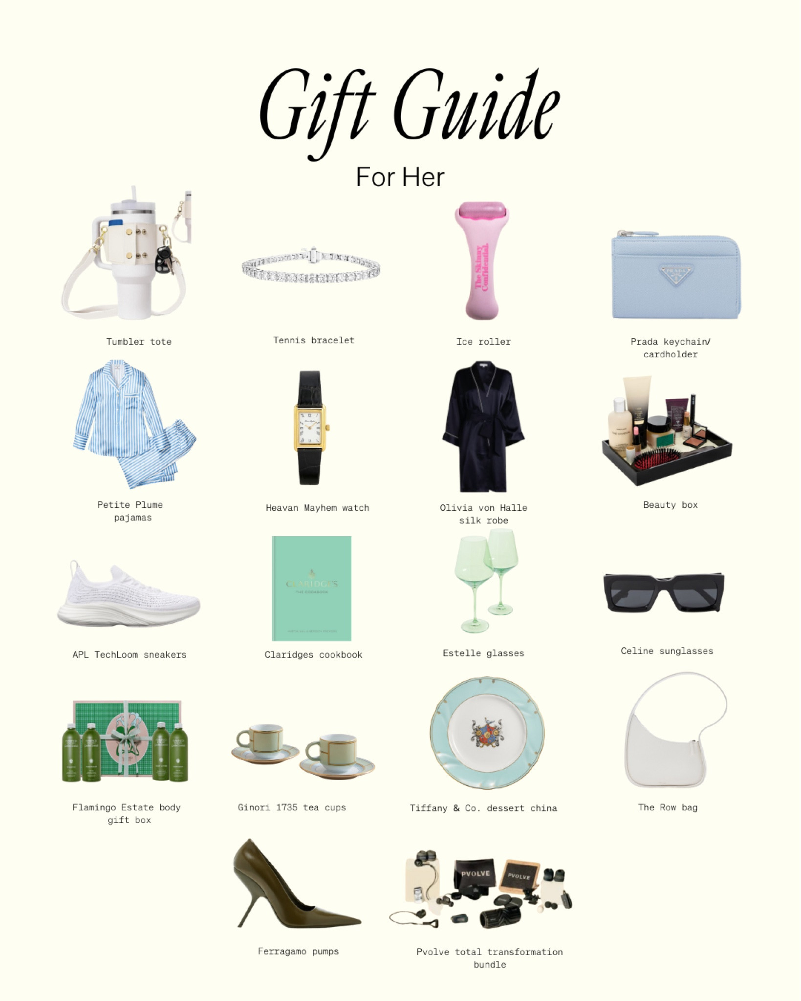 GIFT GUIDE: For Her 

 

#LTKGiftGuide #LTKHoliday #LTKStyleTip