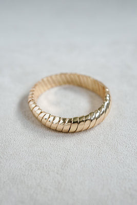 Coil Bracelet - Gold Gold | Smith and Co. Jewel Design