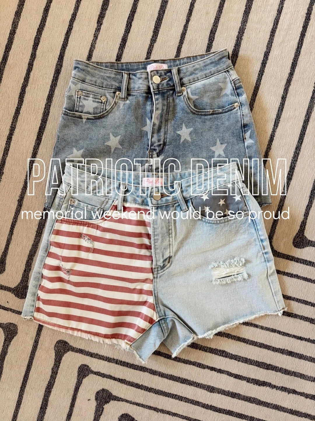 Fun denim shorts yes please!!!

#LTKootd #LTKmomlife #LTKSeasonal