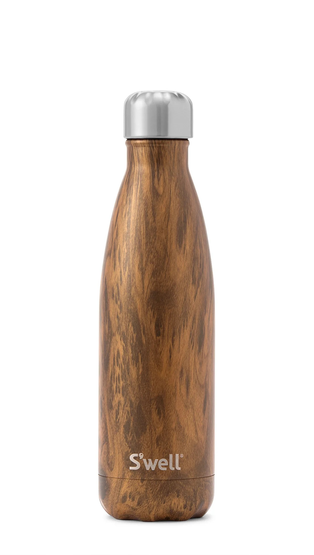 S'well Vacuum Insulated Stainless Steel Water Bottle, Teakwood, 17 oz - Walmart.com | Walmart (US)