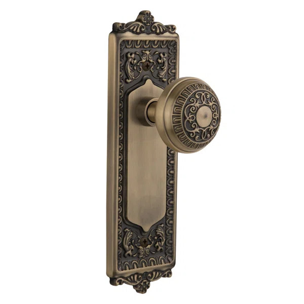 Egg & Dart Plate with Egg & Dart Door Knob | Wayfair North America