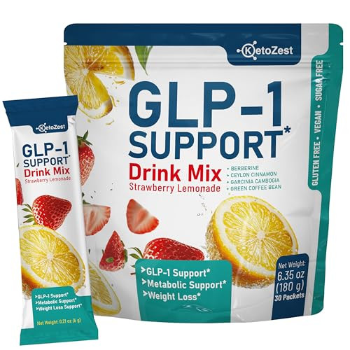 GLP-1 Support Drink Mix Powder - Women Men Weight Loss Support - GLP1 Support Prebiotic Fiber Sup... | Amazon (US)