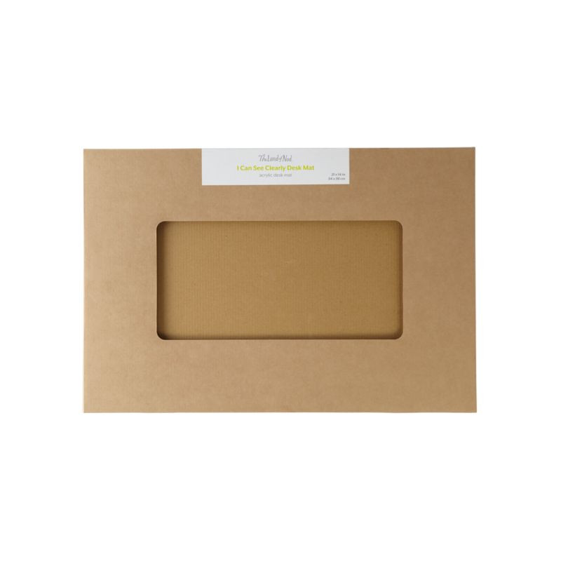 Clear Desk Mat + Reviews | Crate and Barrel | Crate & Barrel