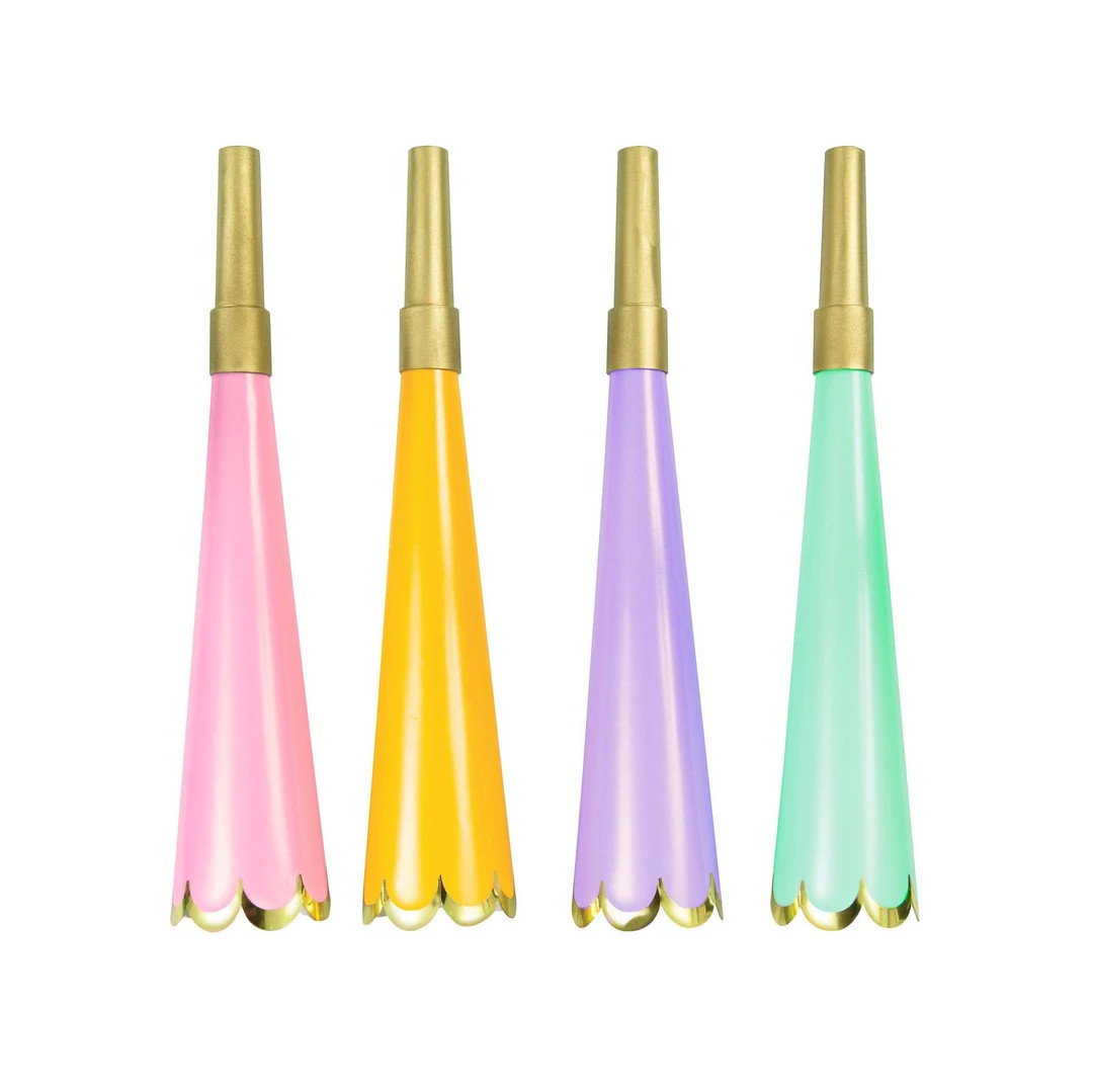 Pastel Rainbow Party Horns Pastel Rainbow Birthday Pastel - Etsy | Etsy (US)