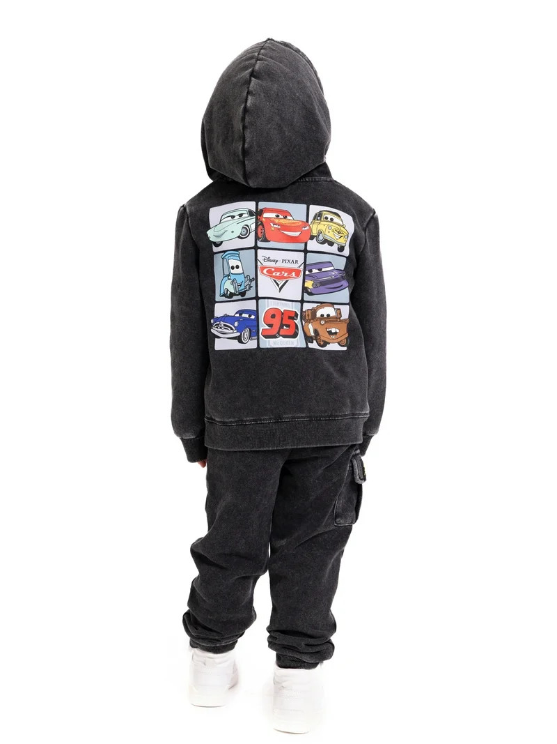 Pixar Cars Toddler Boys Graphic Hoodie and Jogger Pants Set, 2-Piece, Sizes 12M-5T | Walmart (US)