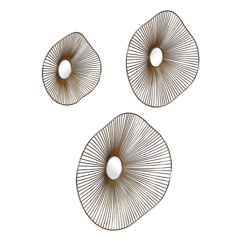 3 Piece Metal Wall Decor Set | Wayfair North America