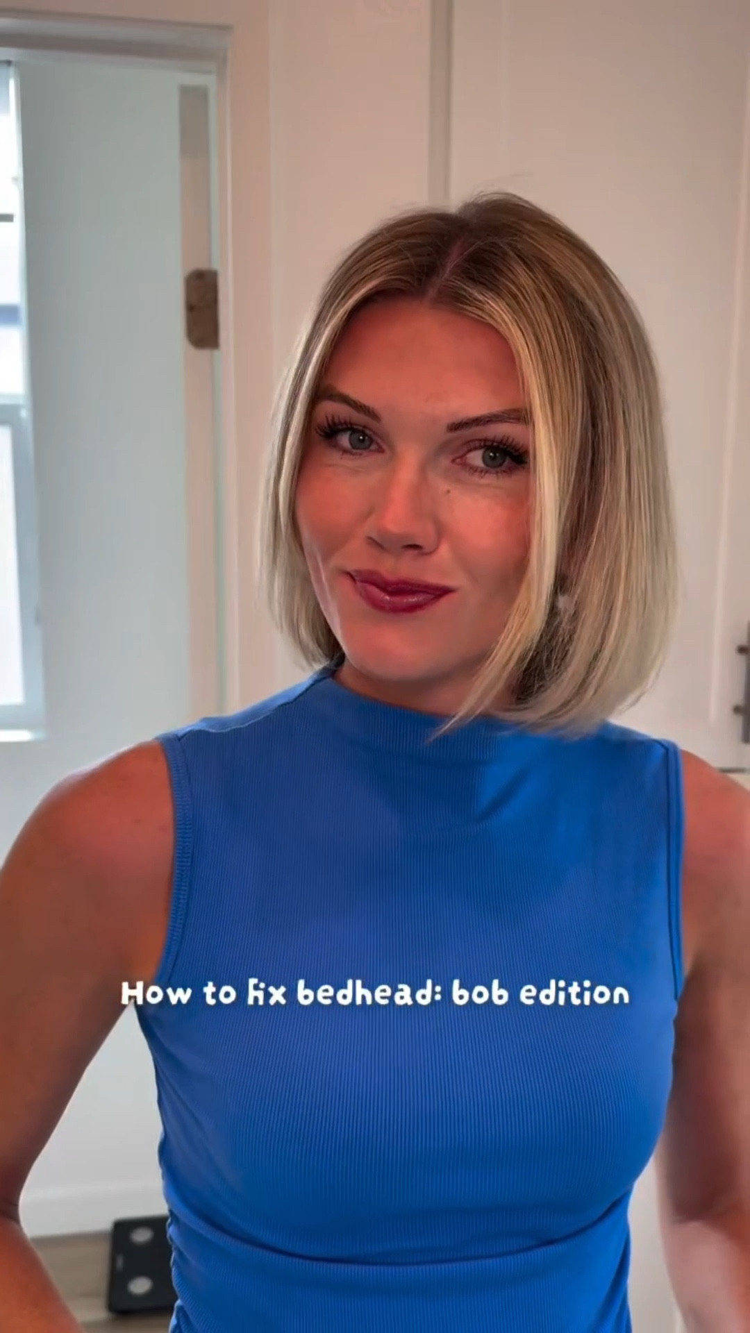 Bedhead does not require a full wash OR an updo!! Quick under 10 minute refresh 👏🏼 
All links in my bio! 
@k18hair @babylissprousa 
#hair #hairstyles #hairtutorial #shorthair #hairinspo