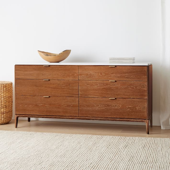 Parker 6-Drawer Dresser (58"–72") | West Elm (US)