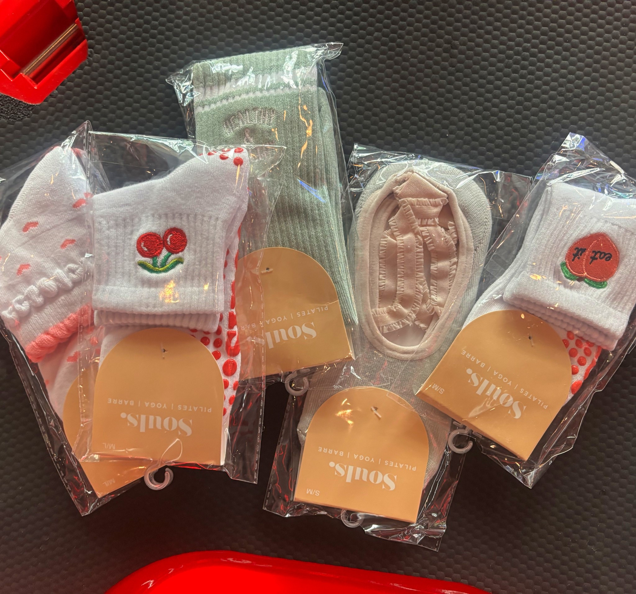 In need of new grip socks for your Pilates princess era? 

Souls LA grips socks our my go to Pilates/barre socks! I love the grip on these and they have so many fun and cute styles! 

Available on Revolve and Souls la website! #pilatesprincess 

#LTKActive #LTKStyleTip #LTKFindsUnder50