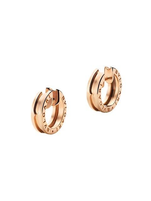 B.zero1 18K Rose Gold Small Hoop Earrings | Saks Fifth Avenue