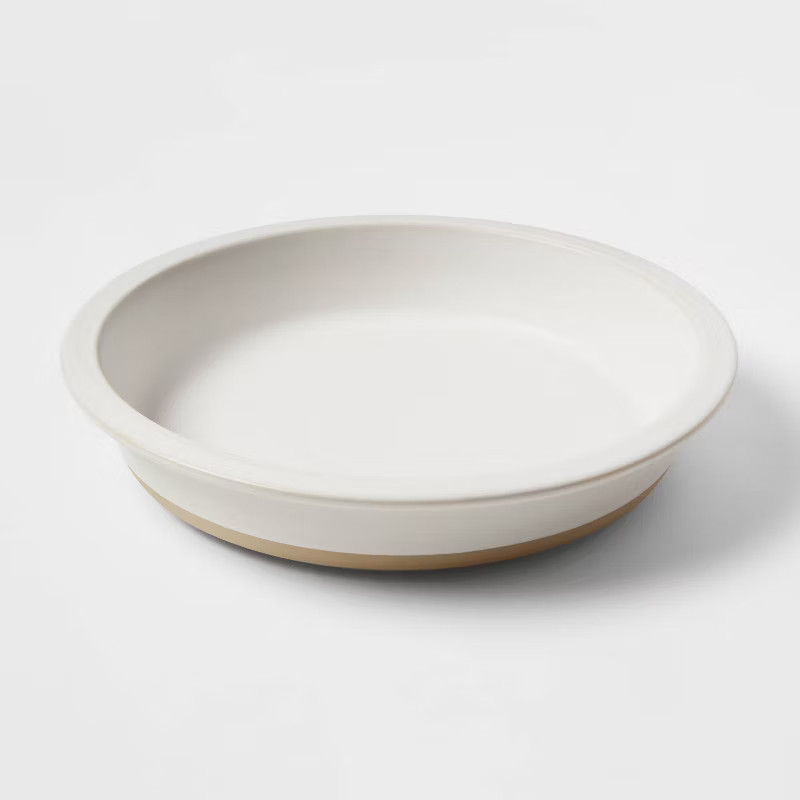 10" Stoneware Pie Dish White - Threshold™ | Target