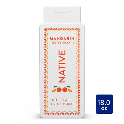 Native Body Wash for Women & Men - Limited Edition Jarritos - Mandarin - 18 fl oz | Target