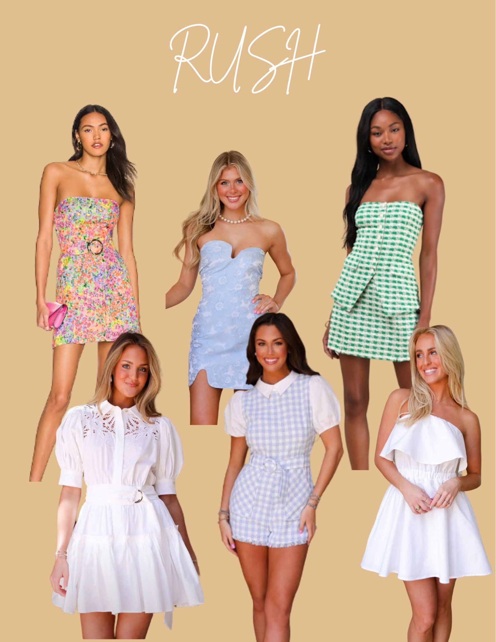 Love these dresses for Rush! Perfect for spring too!

#LTKSeasonal #LTKParties #LTKFindsUnder100