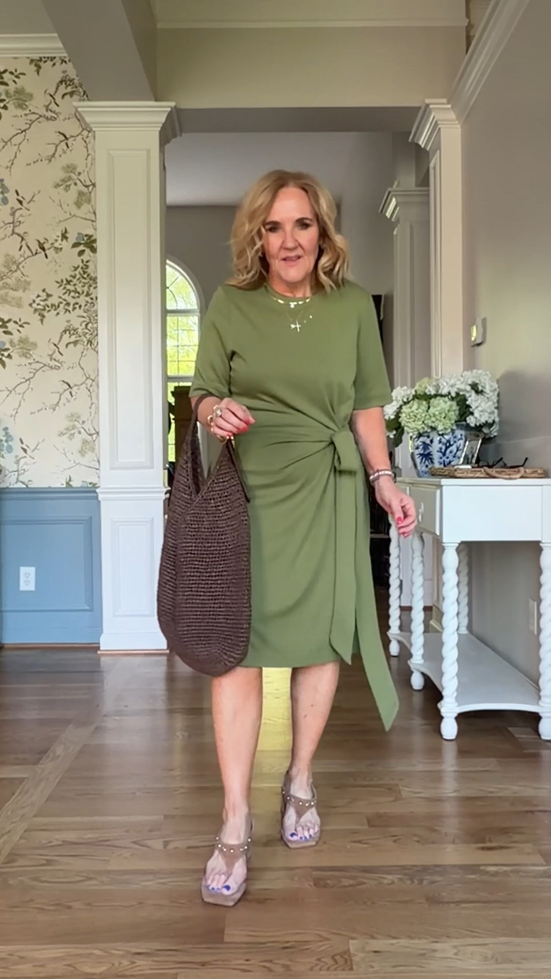 Ponte knit dress comes in several diff colors I sized up to a 10 reg

#LTKOver40 #LTKWorkwear #LTKPetite