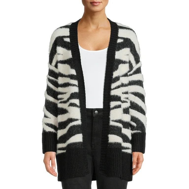 Dreamers by Debut Women's Open Front Cardigan Sweater, Midweight | Walmart (US)