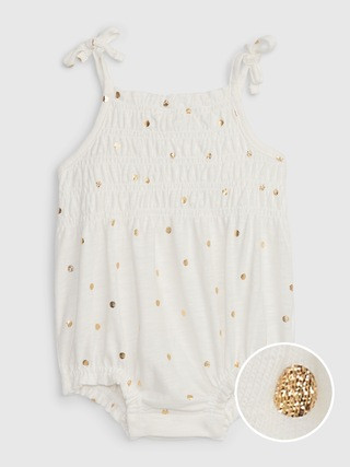 Baby Smocked Shorty One-Piece | Gap (US)